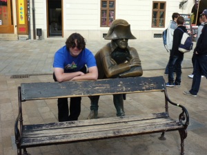 Here you see me in Bratislava, approximately a year ago. Again, there is no real connection to this article.